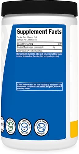Nutricost Creatine Monohydrate Powder (White Behemoth) 500 Gram