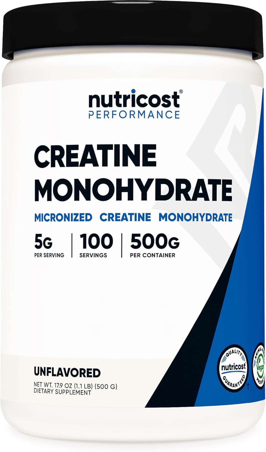 Nutricost Creatine Monohydrate Powder (White Behemoth) 500 Gram