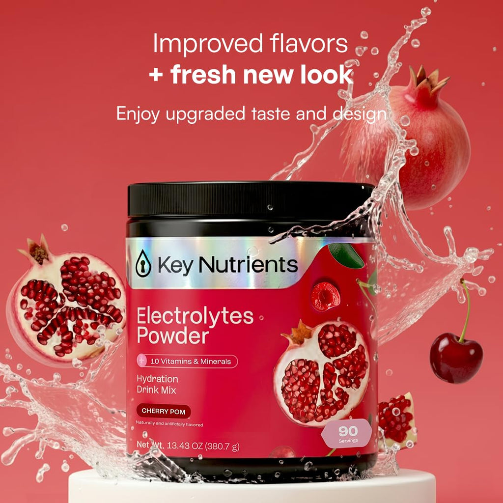 KEY NUTRIENTS Multivitamin Electrolytes Powder, Lemonade, 90 Servings