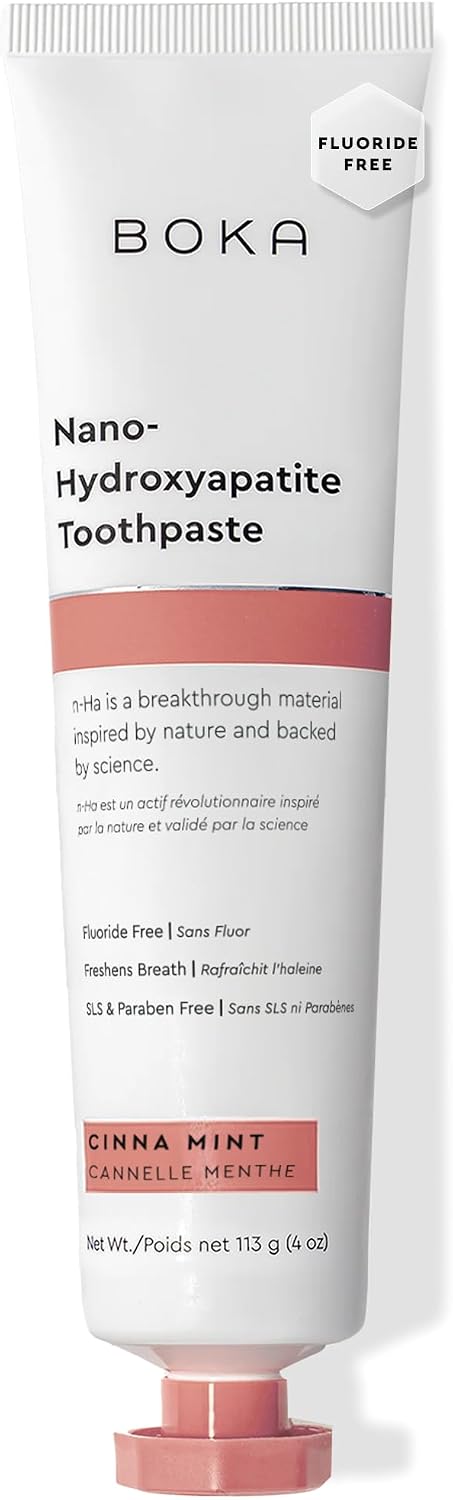 Boka Toothpaste - Nano Hydroxyapatite Toothpaste, Fluoride Free Toothpaste
