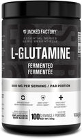 L-Glutamine Powder 500g, 100 Servings - Vegan Fermented L Glutamine for Post Workout Muscle Recovery, Immunity, Digestive Health - Tested & Trusted, No Artificial Fillers - Unflavored