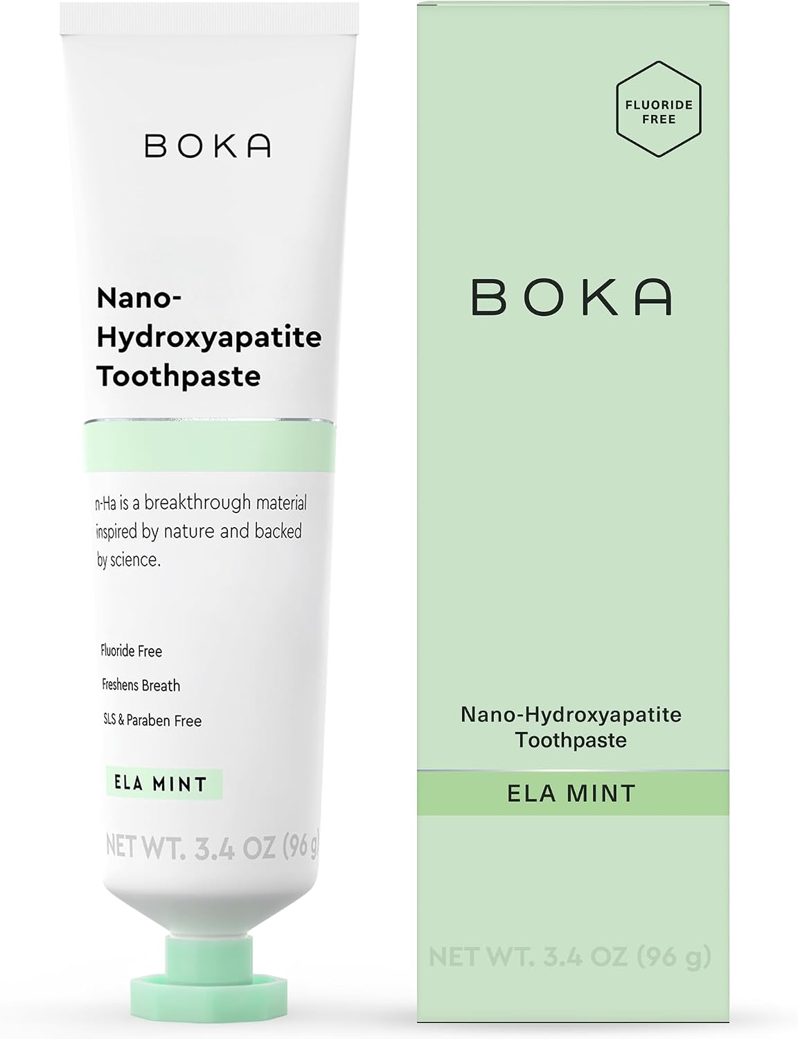 Boka Toothpaste - Nano Hydroxyapatite Toothpaste, Fluoride Free Toothpaste