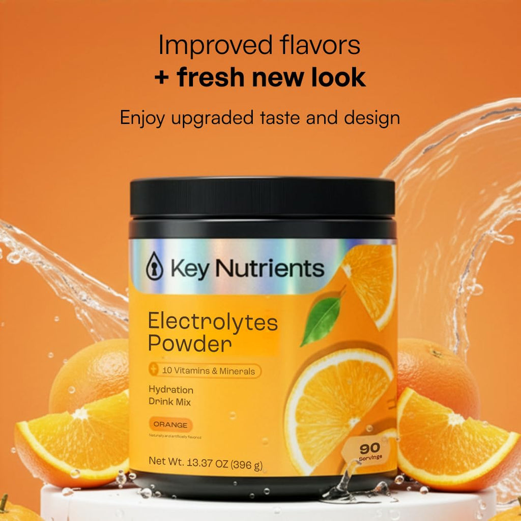 KEY NUTRIENTS Multivitamin Electrolytes Powder, Lemonade, 90 Servings