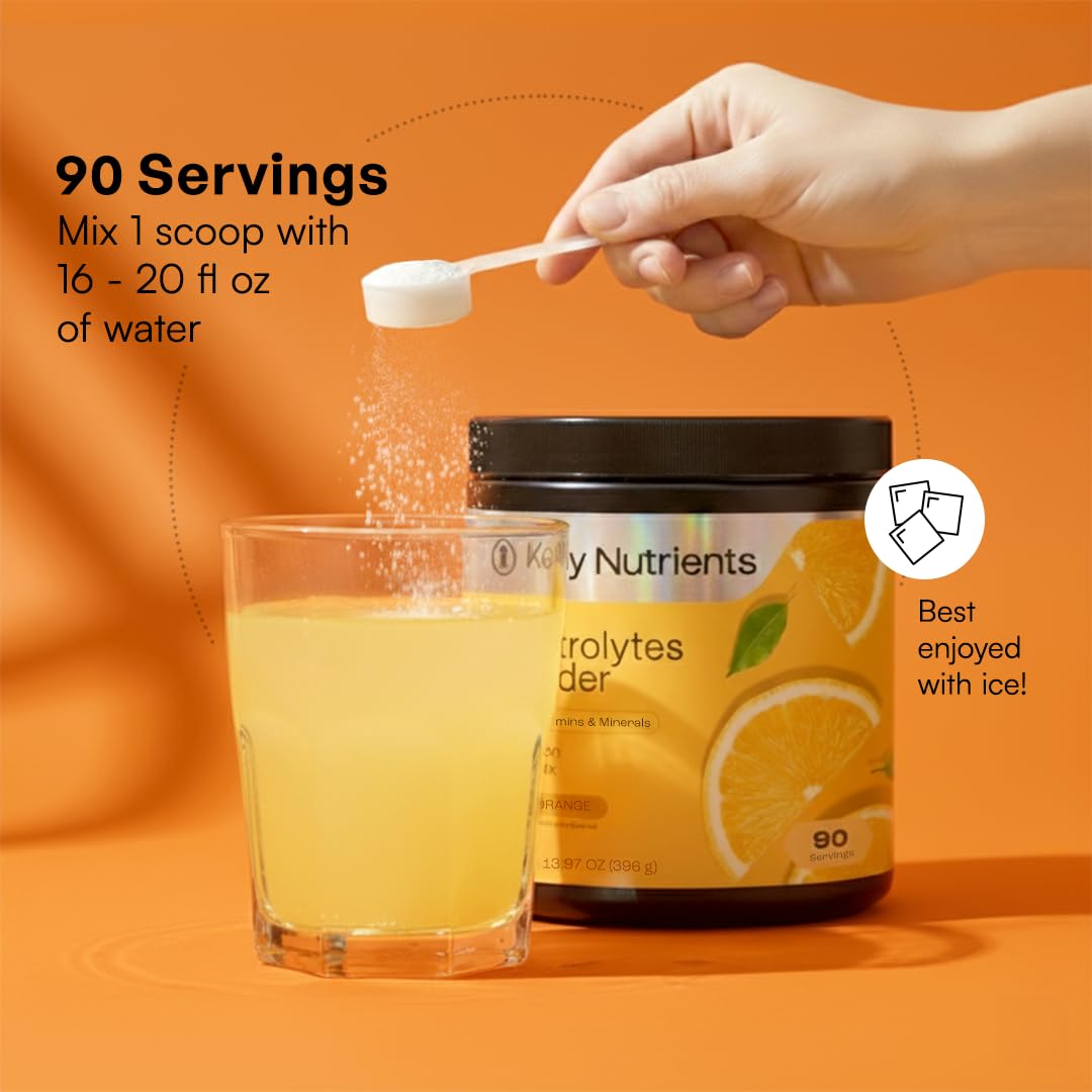 KEY NUTRIENTS Multivitamin Electrolytes Powder, Lemonade, 90 Servings