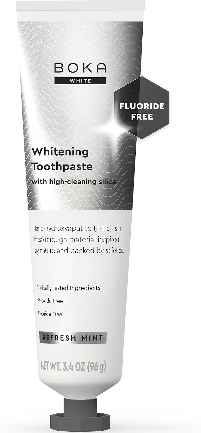 Boka Toothpaste - Nano Hydroxyapatite Toothpaste, Fluoride Free Toothpaste