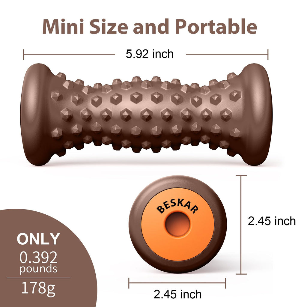 BESKAR Foot Massager Roller for Plantar Fasciitis Relief