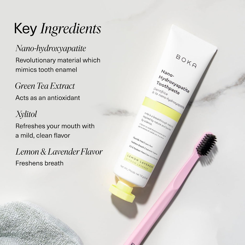 Boka Toothpaste - Nano Hydroxyapatite Toothpaste, Fluoride Free Toothpaste