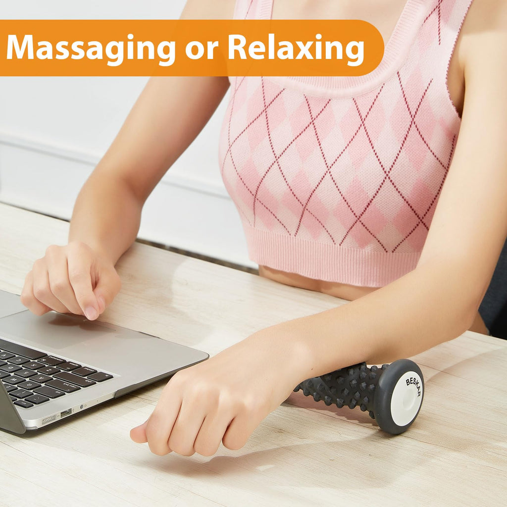 BESKAR Foot Massager Roller for Plantar Fasciitis Relief