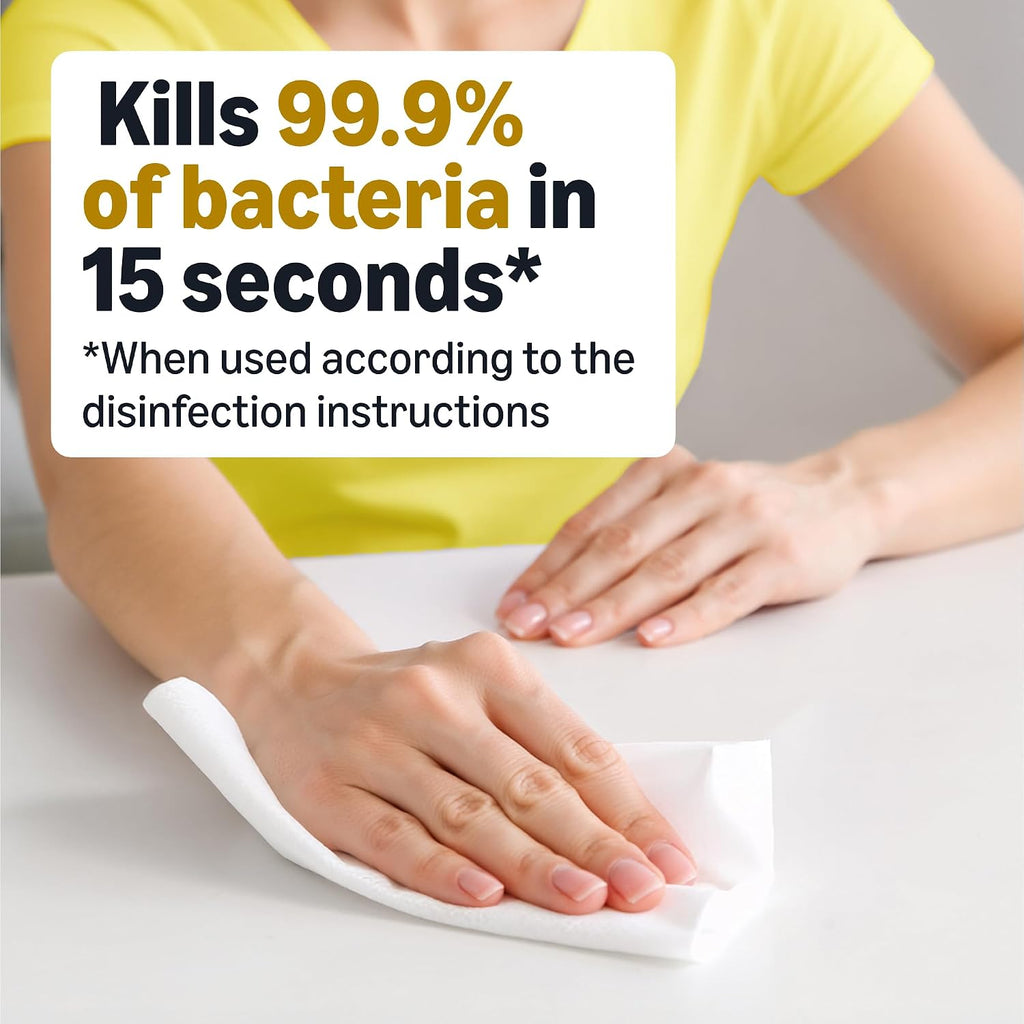Amazon Basics Disinfecting Wipes, Fresh scent, Sanitizes, Cleans, Disinfects, Deodorizes, 85 Count: Pallet of 480 (80 x 6-pack), Packaging May Vary