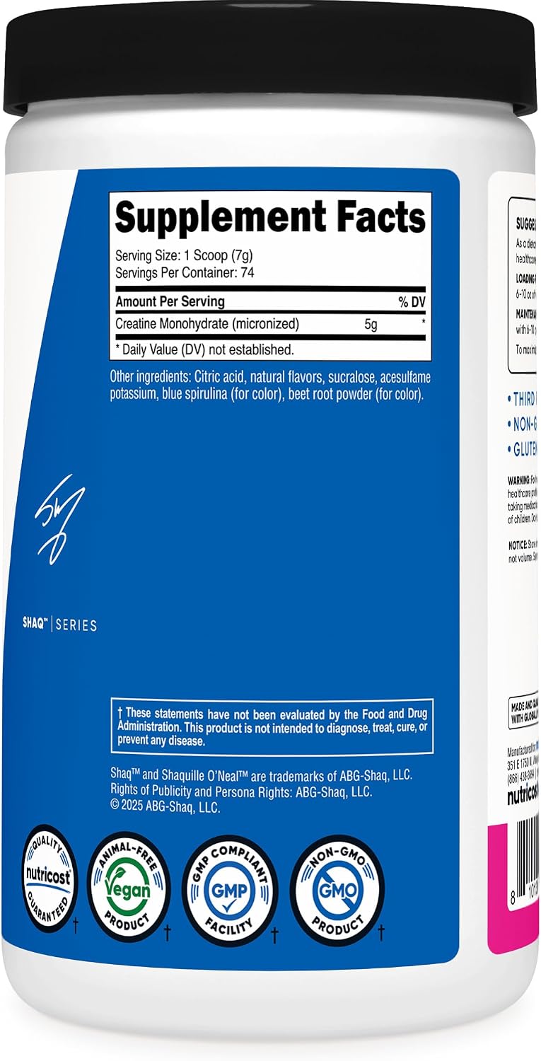 Nutricost Creatine Monohydrate Powder (White Behemoth) 500 Gram