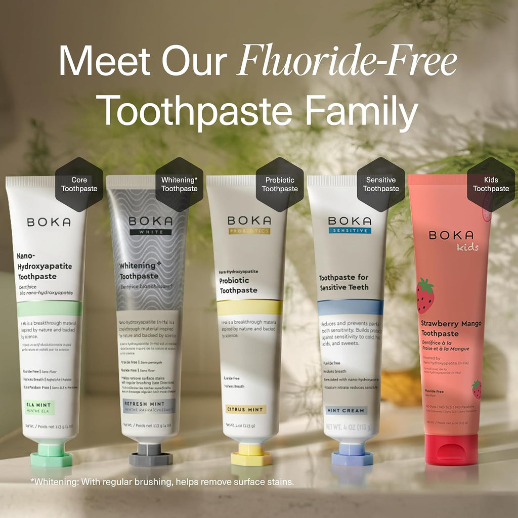 Boka Toothpaste - Nano Hydroxyapatite Toothpaste, Fluoride Free Toothpaste