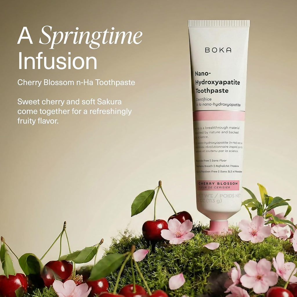 Boka Toothpaste - Nano Hydroxyapatite Toothpaste, Fluoride Free Toothpaste