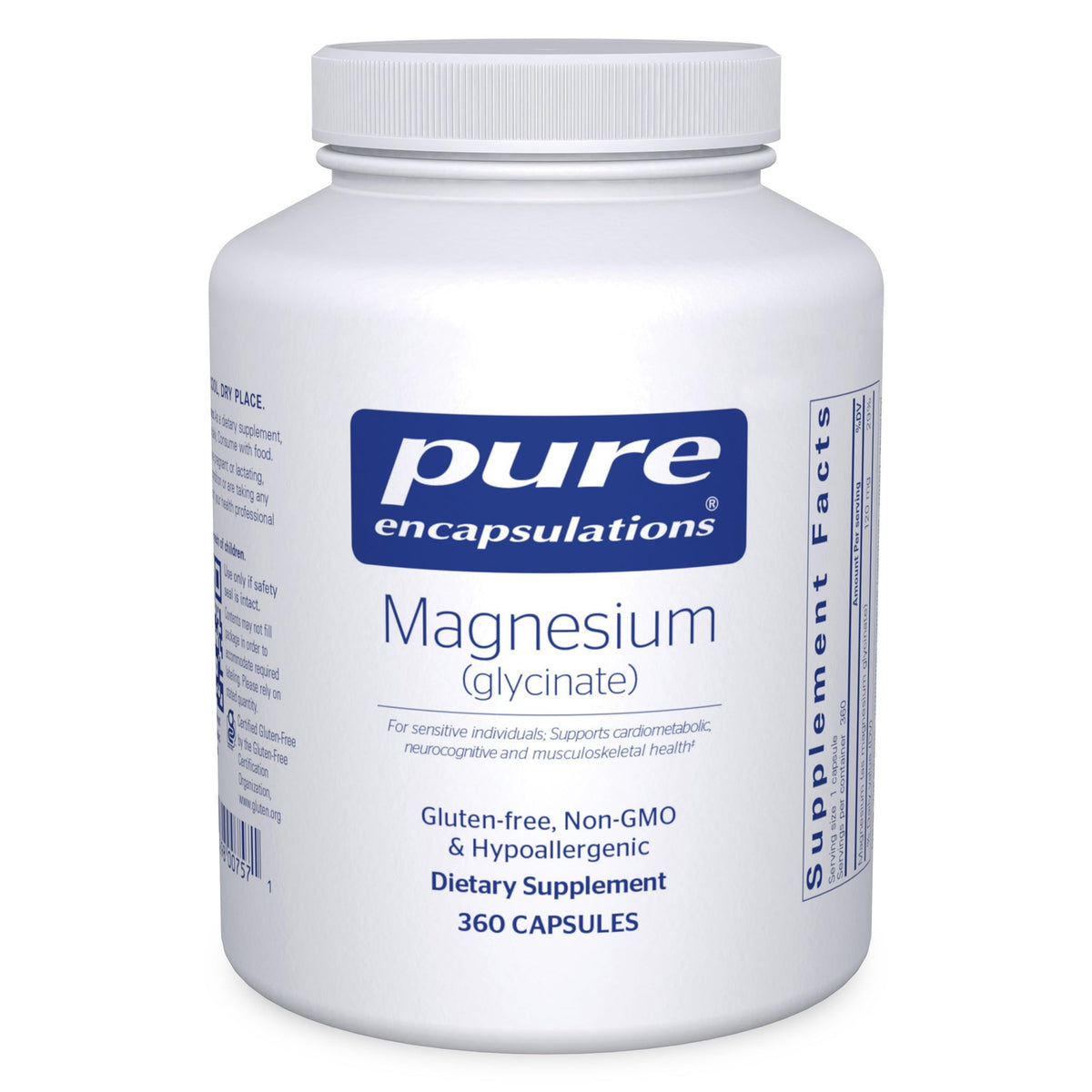 Pure Encapsulations Magnesium (Glycinate), 90 Capsules