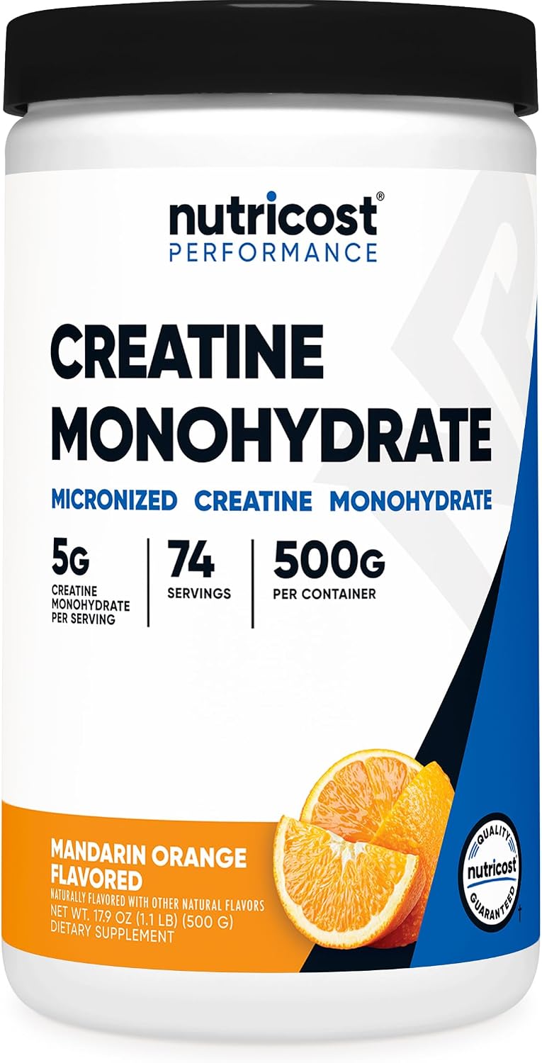 Nutricost Creatine Monohydrate Powder (White Behemoth) 500 Gram