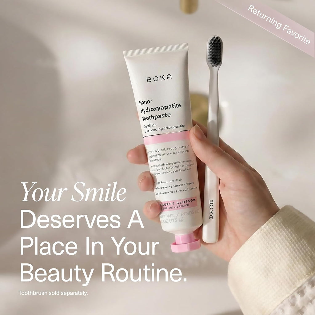 Boka Toothpaste - Nano Hydroxyapatite Toothpaste, Fluoride Free Toothpaste