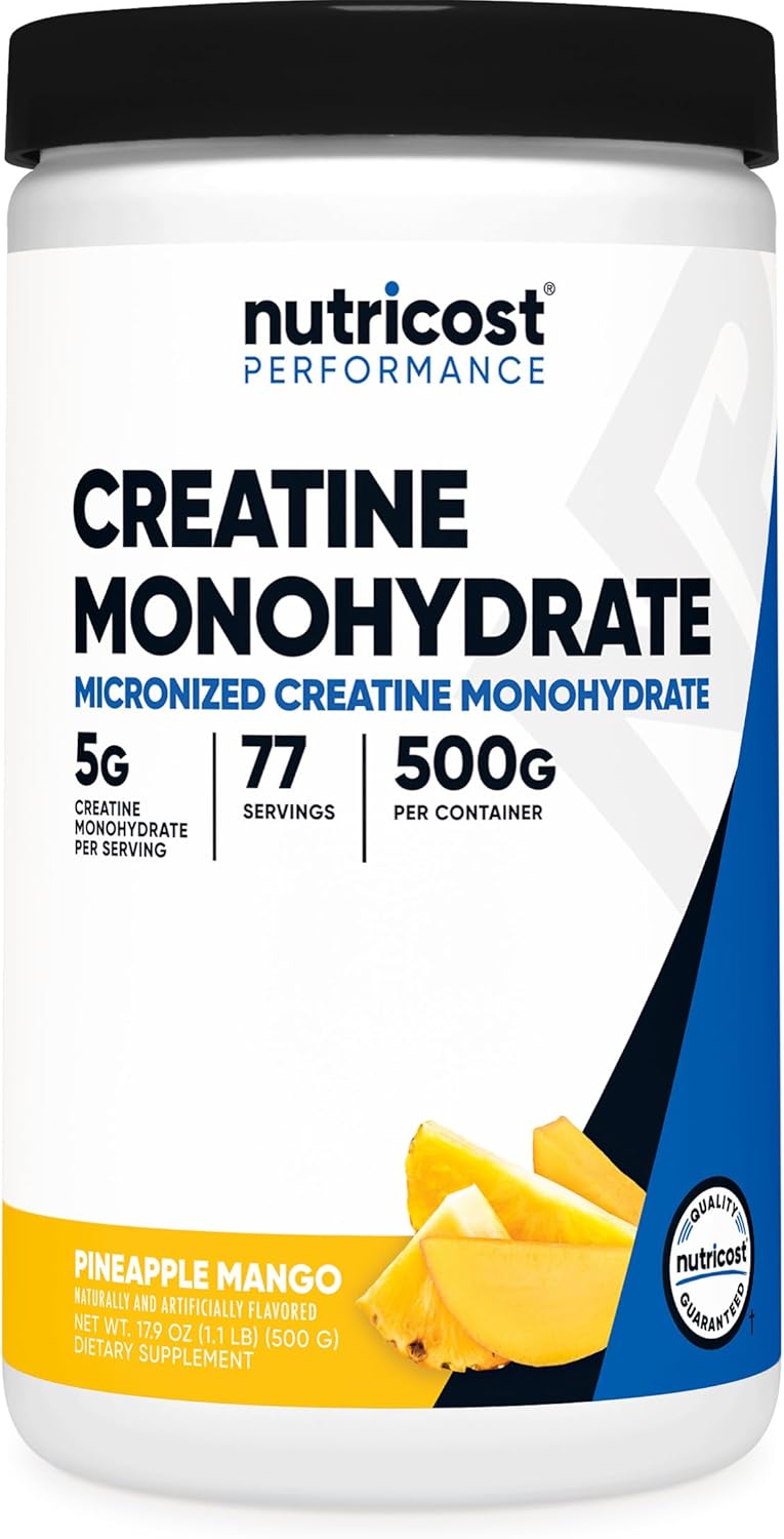 Nutricost Creatine Monohydrate Powder (White Behemoth) 500 Gram