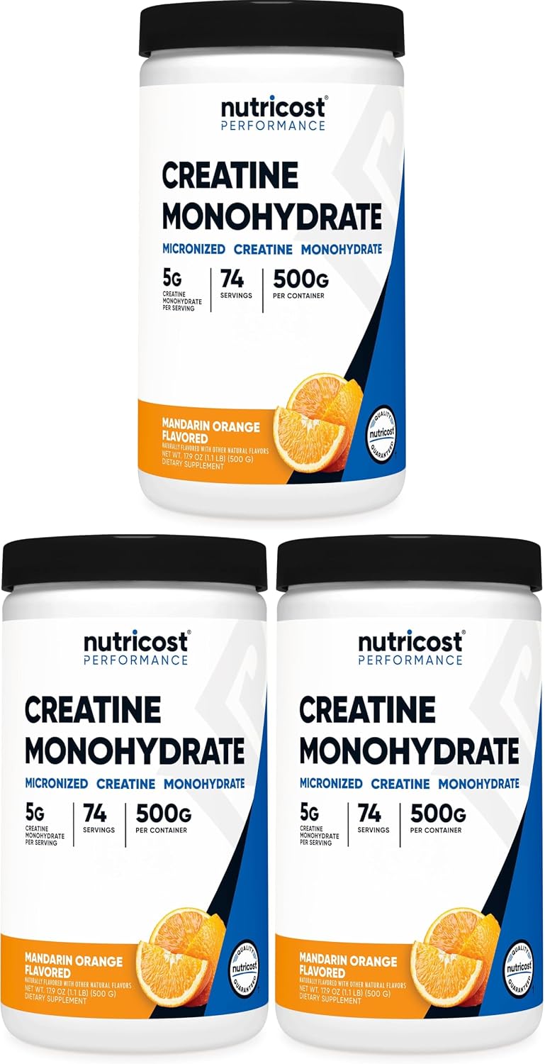 Nutricost Creatine Monohydrate Powder (White Behemoth) 500 Gram