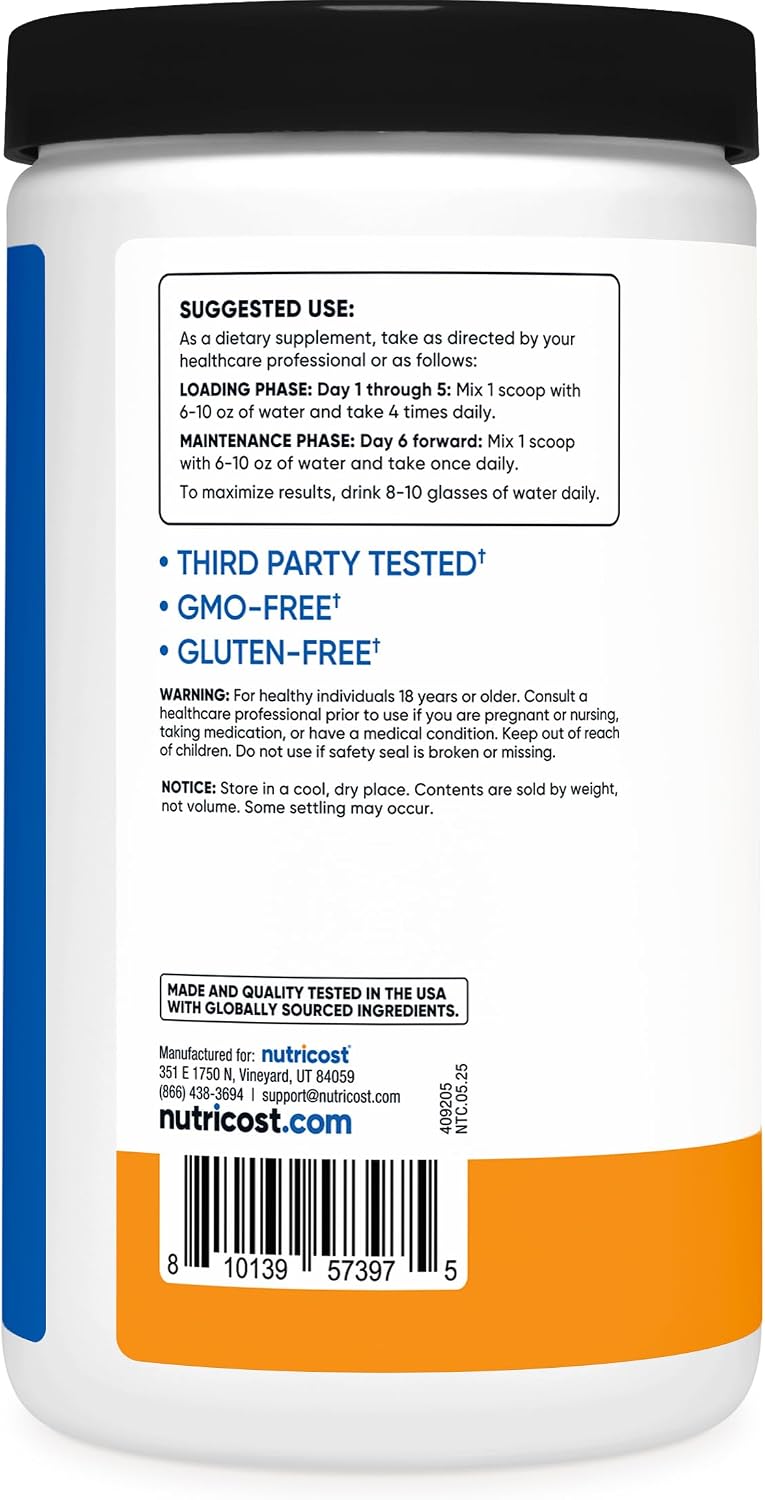 Nutricost Creatine Monohydrate Powder (White Behemoth) 500 Gram