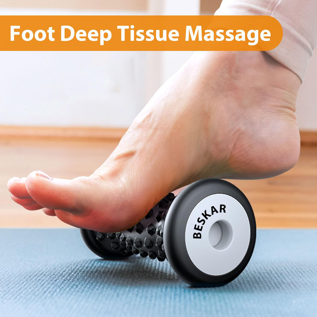 BESKAR Foot Massager Roller for Plantar Fasciitis Relief