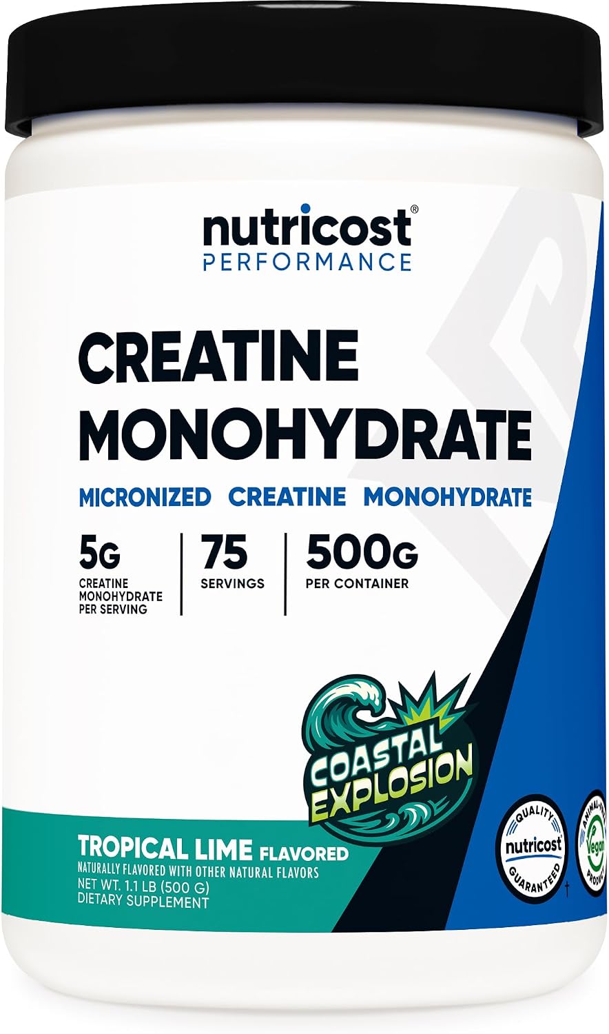 Nutricost Creatine Monohydrate Powder (White Behemoth) 500 Gram