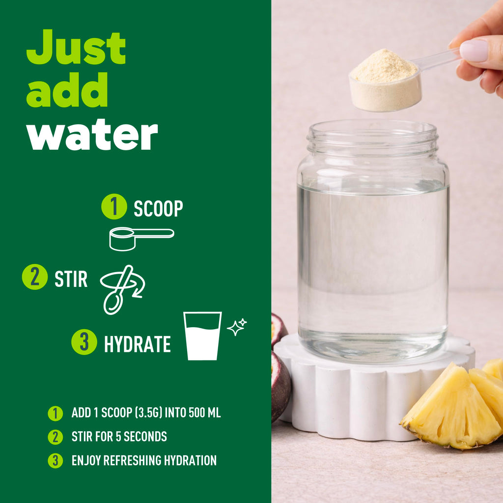 Organika Canadian-Made Electrolytes Powder |Classic Lemonade - 210g
