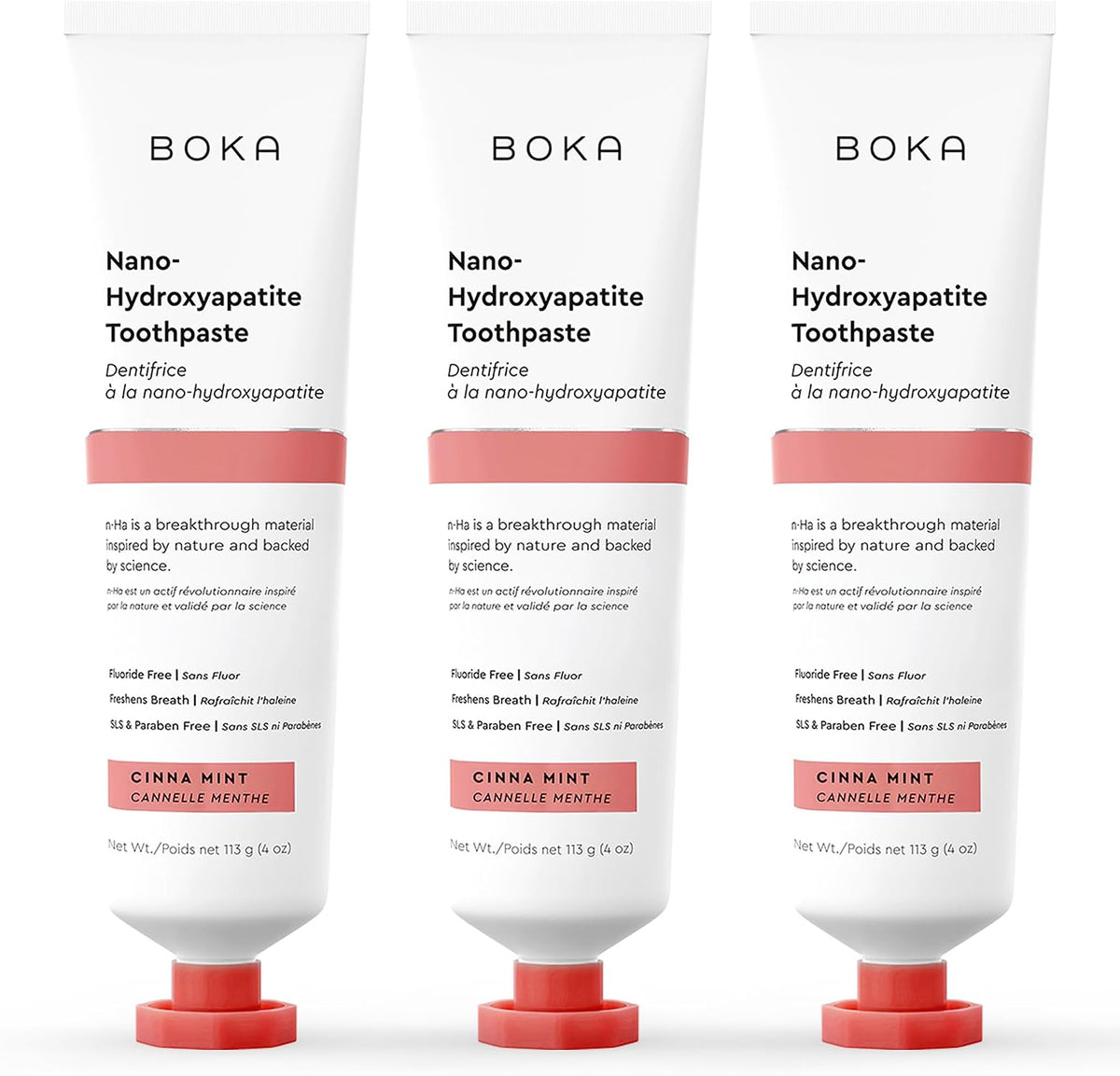 Boka Toothpaste - Nano Hydroxyapatite Toothpaste, Fluoride Free Toothpaste