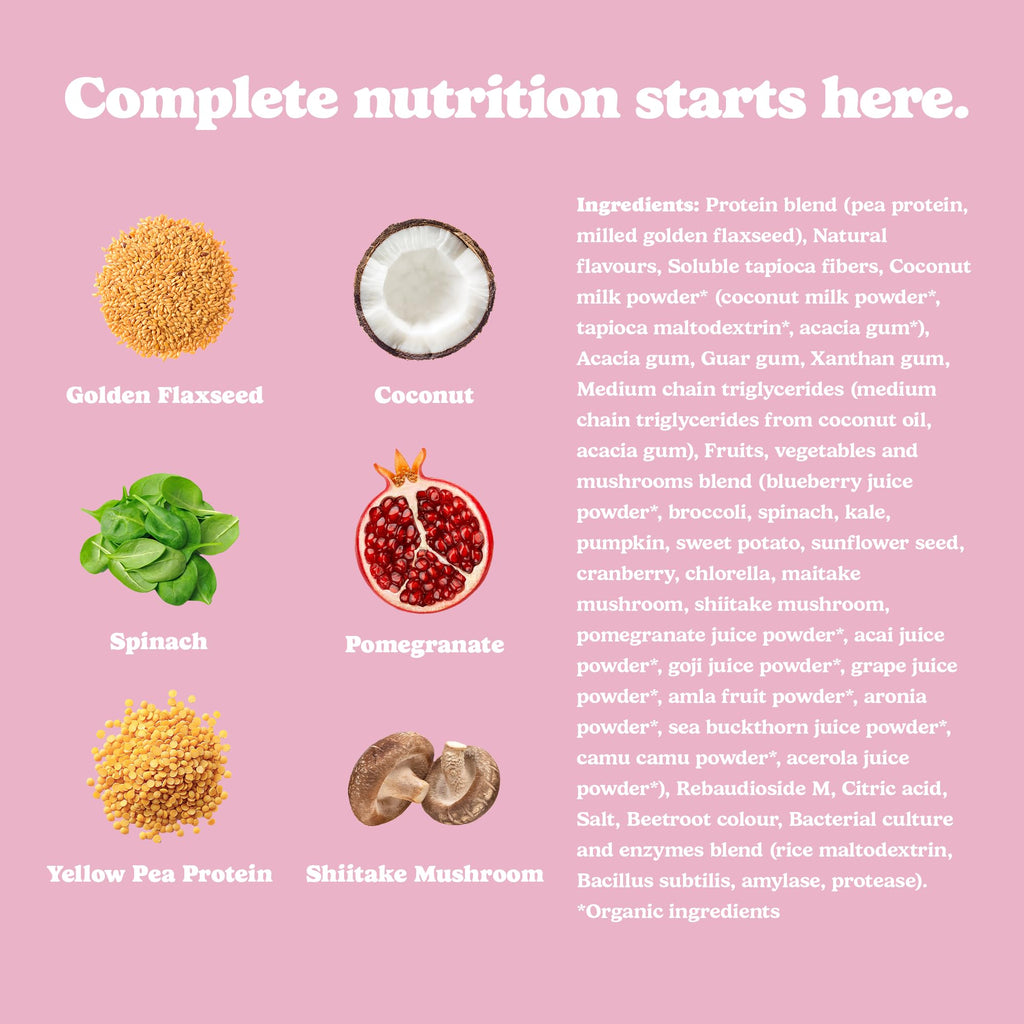 Good Protein All-in-One Shake, Plant-Based Protein Powder, Bananas & Cream