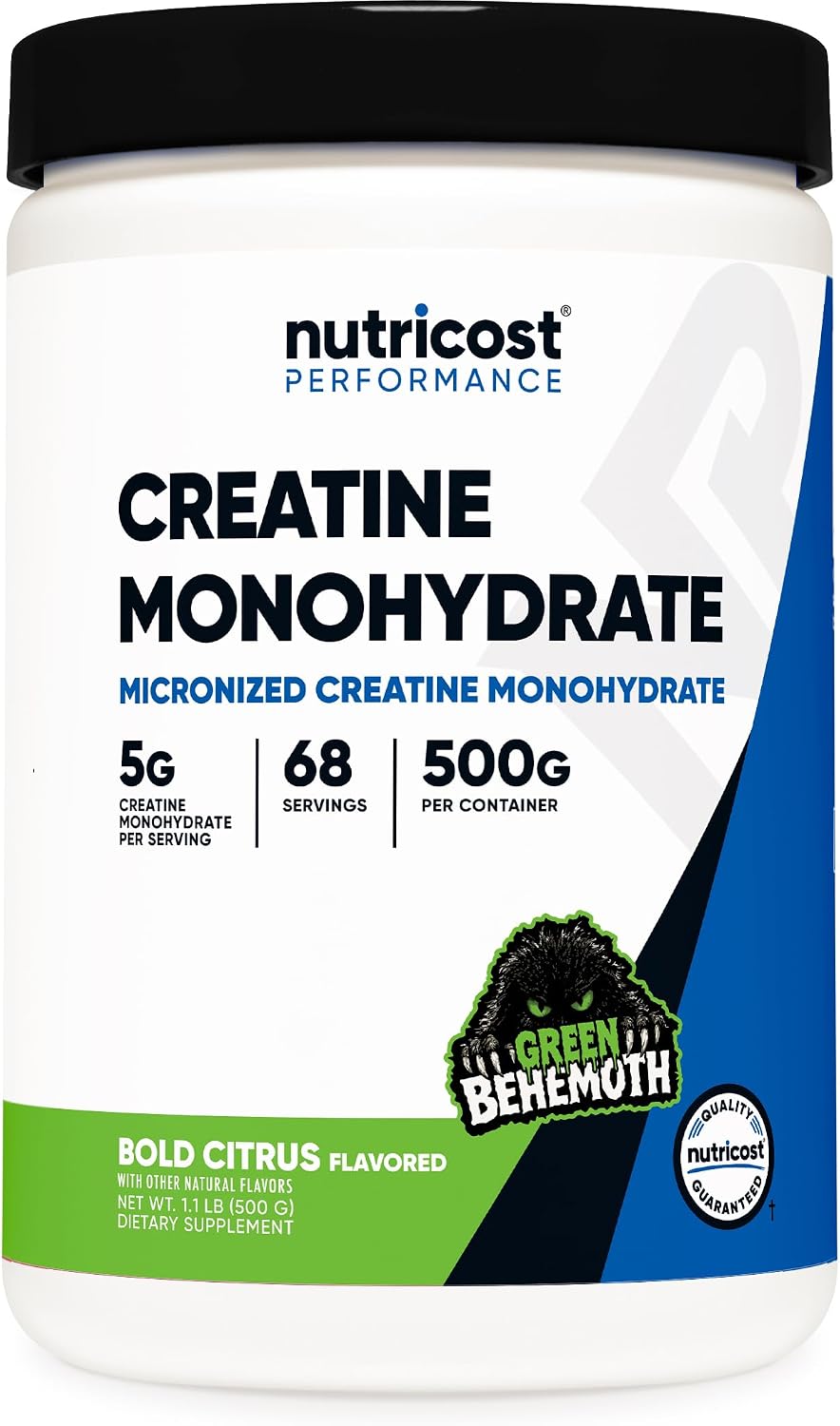 Nutricost Creatine Monohydrate Powder (White Behemoth) 500 Gram
