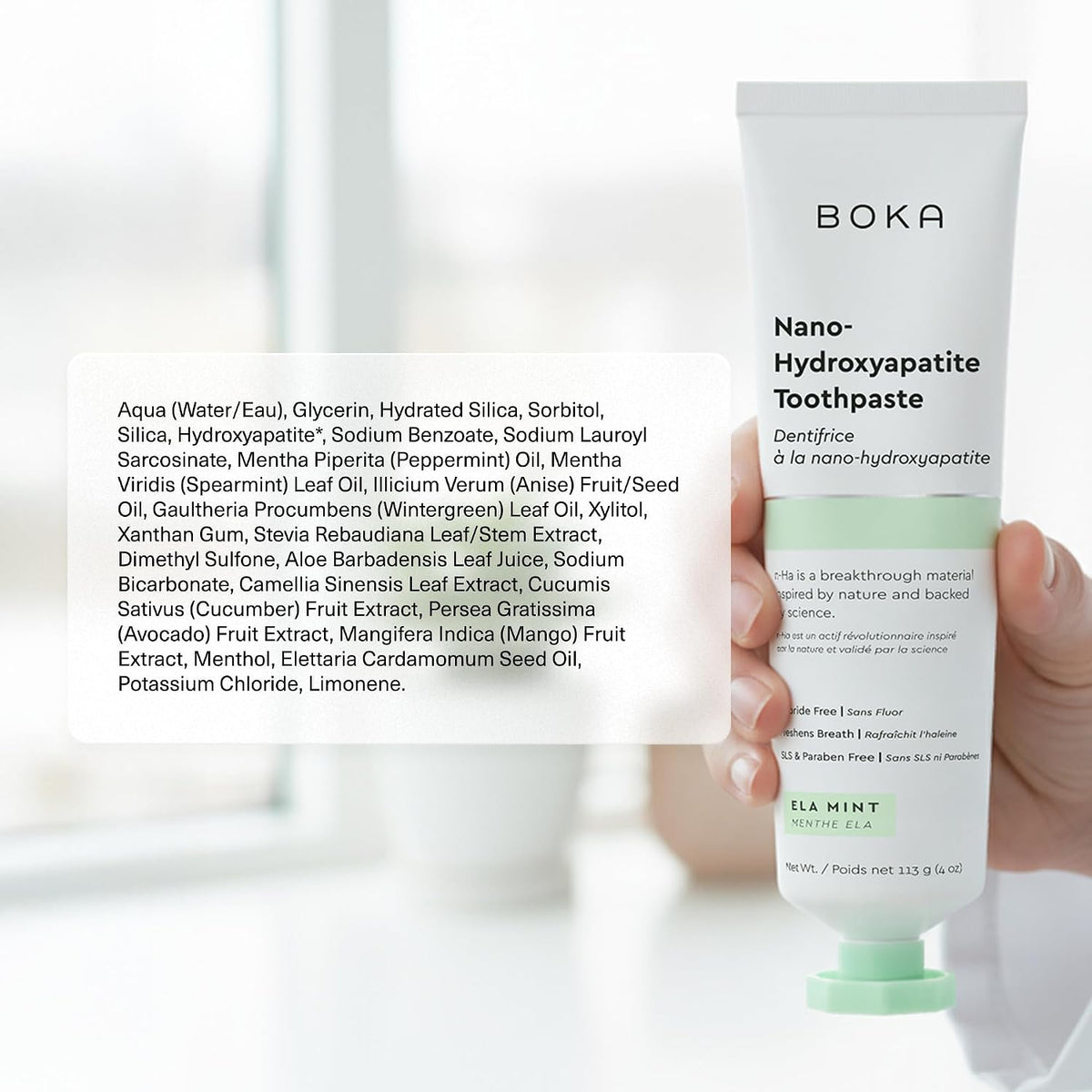 Boka Toothpaste - Nano Hydroxyapatite Toothpaste, Fluoride Free Toothpaste
