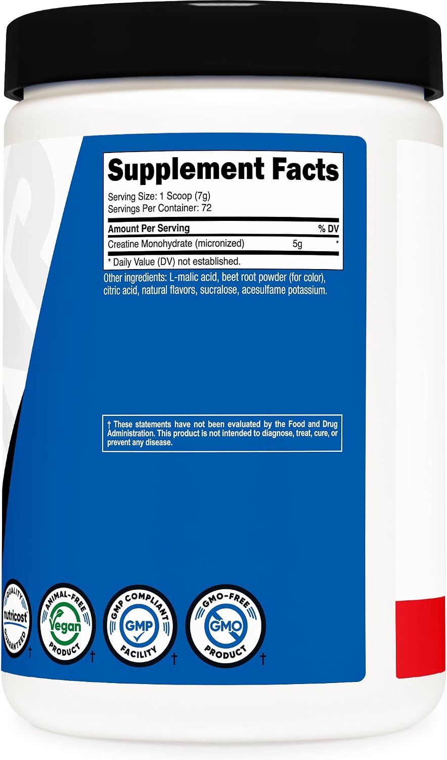 Nutricost Creatine Monohydrate Powder (White Behemoth) 500 Gram