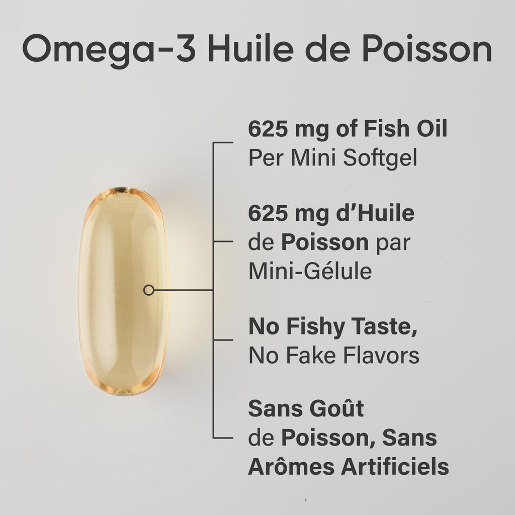 Sports Research® Omega-3 Fish Oil 1250mg from Wild Alaska Pollock, 90 Count
