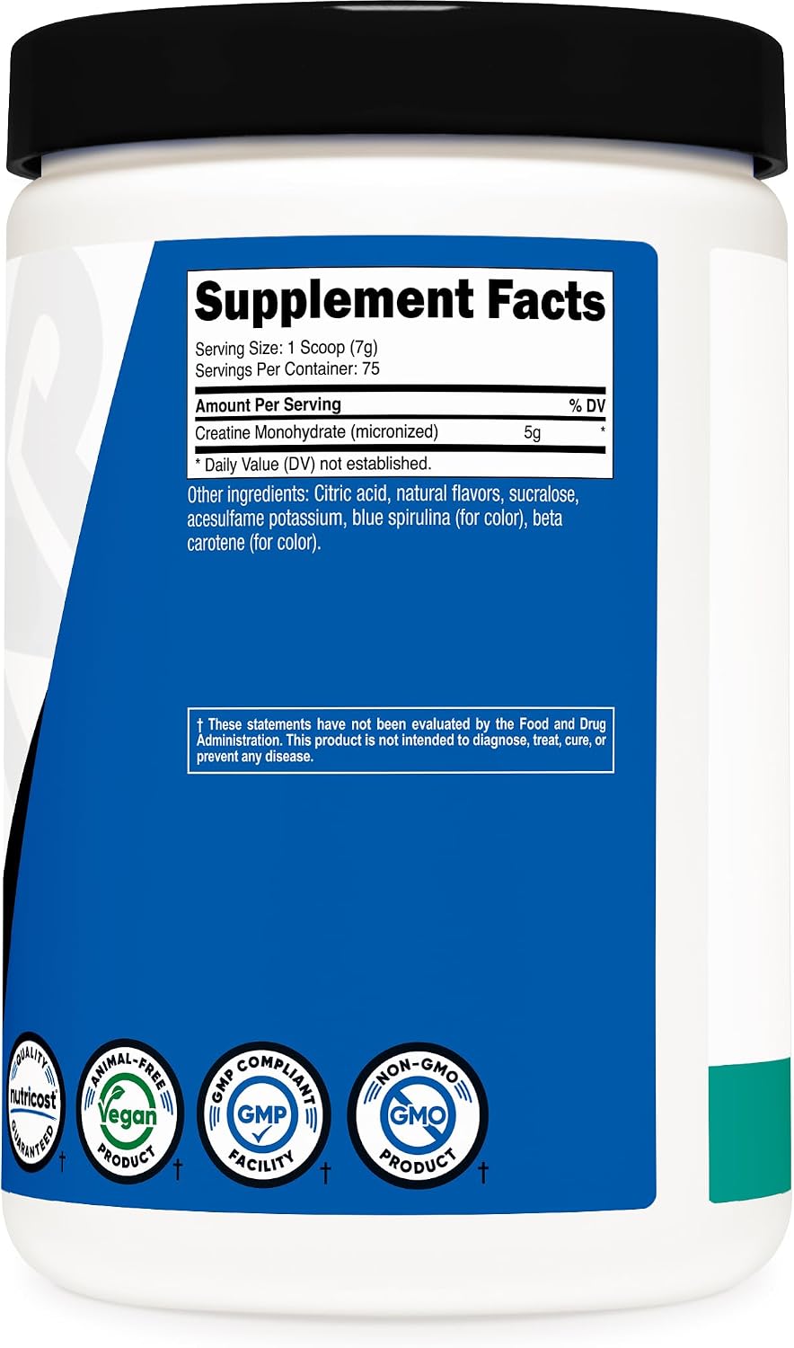 Nutricost Creatine Monohydrate Powder (White Behemoth) 500 Gram