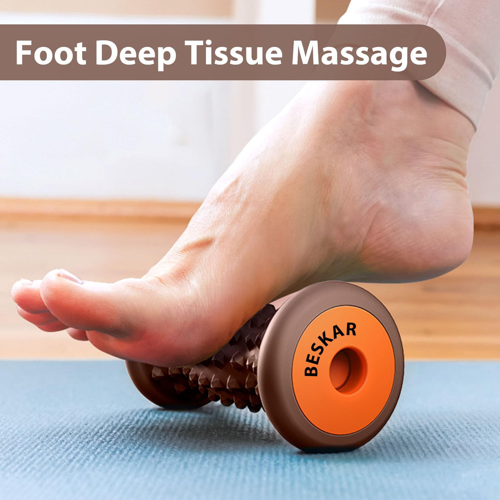 BESKAR Foot Massager Roller for Plantar Fasciitis Relief