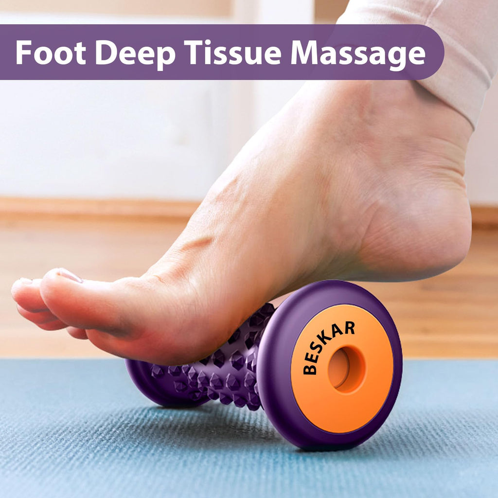 BESKAR Foot Massager Roller for Plantar Fasciitis Relief