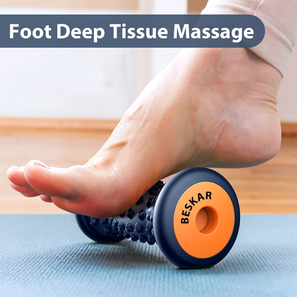 BESKAR Foot Massager Roller for Plantar Fasciitis Relief