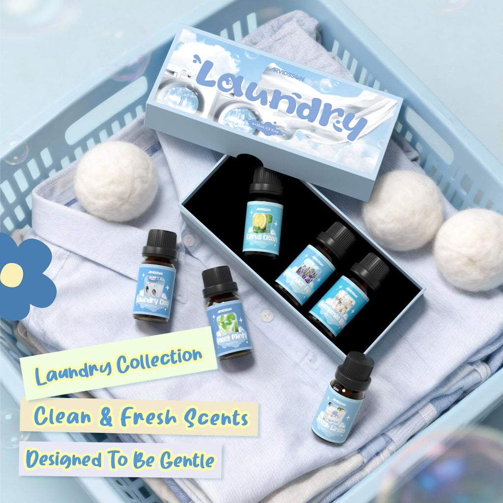 Essential Oils Roll On Set, Natural Aromatherapy Oil Roller for Body, Skin, Massage, Essential Oil Blends - Sweet Dream, Unwind, Breahte, Balance, Focus, Happy, Gifts for Women