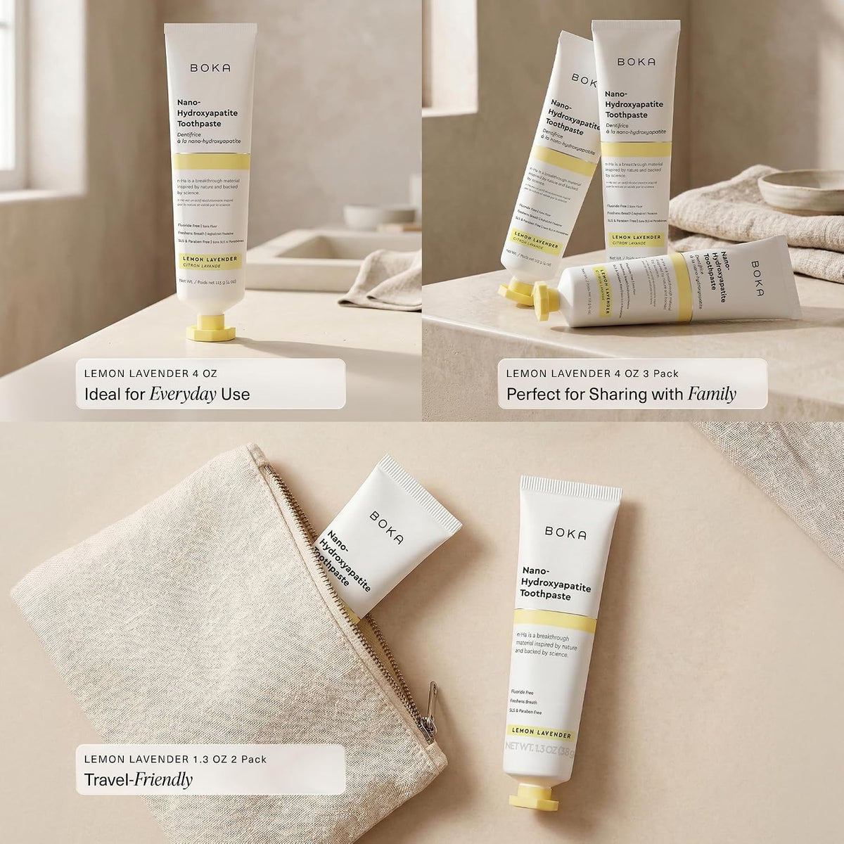 Boka Toothpaste - Nano Hydroxyapatite Toothpaste, Fluoride Free Toothpaste