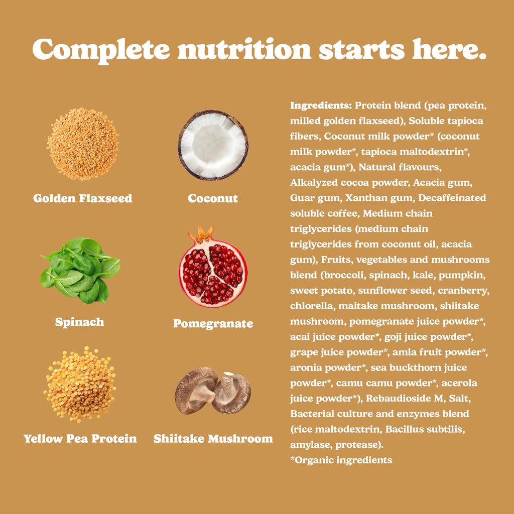 Good Protein All-in-One Shake, Plant-Based Protein Powder, Bananas & Cream