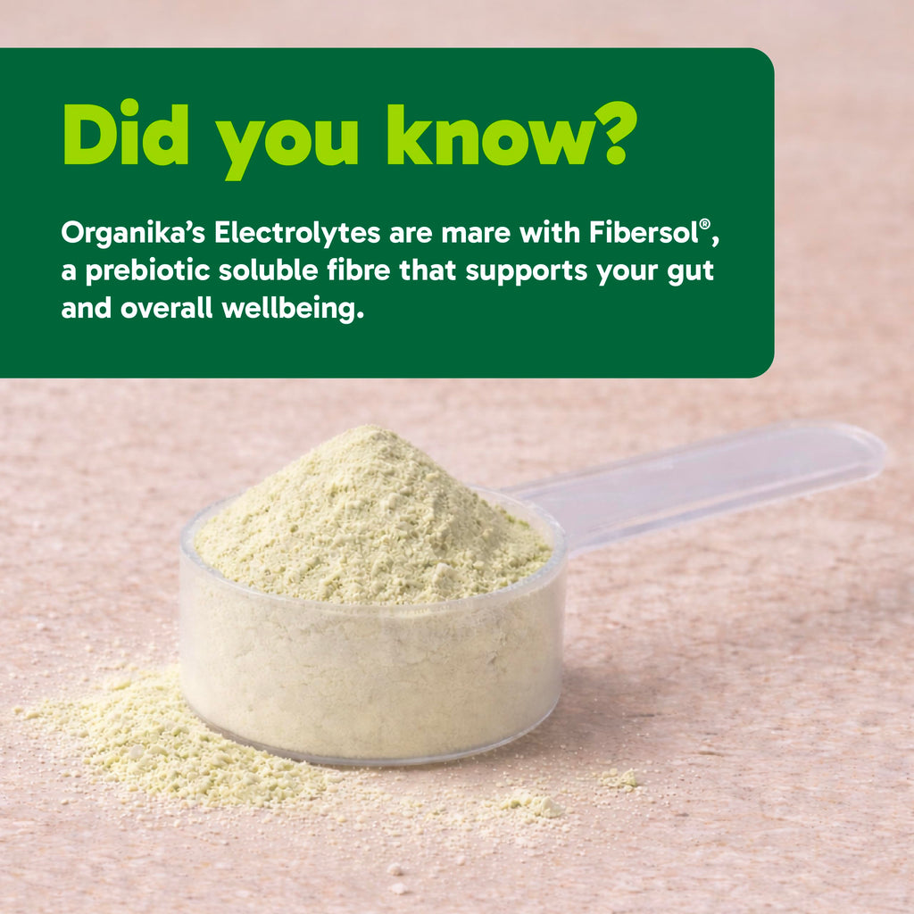 Organika Canadian-Made Electrolytes Powder |Classic Lemonade - 210g
