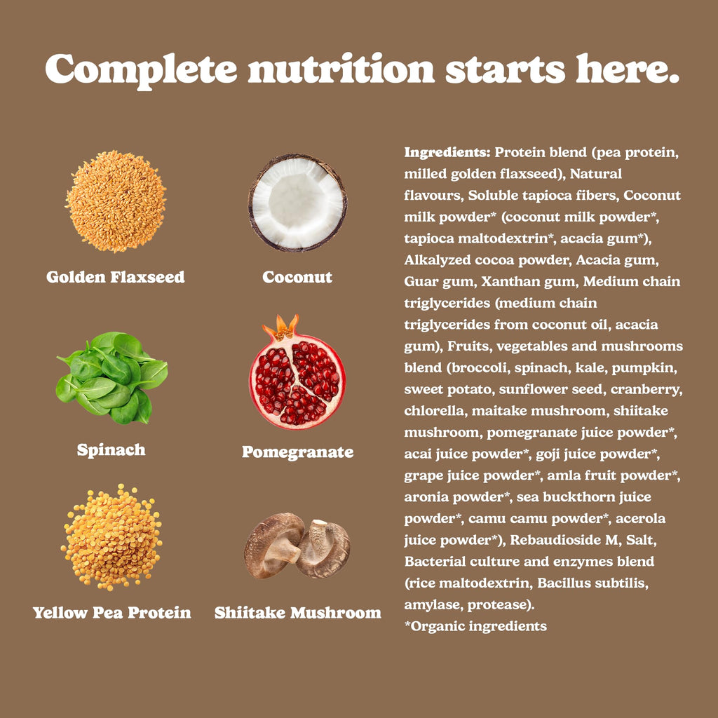 Good Protein All-in-One Shake, Plant-Based Protein Powder, Bananas & Cream
