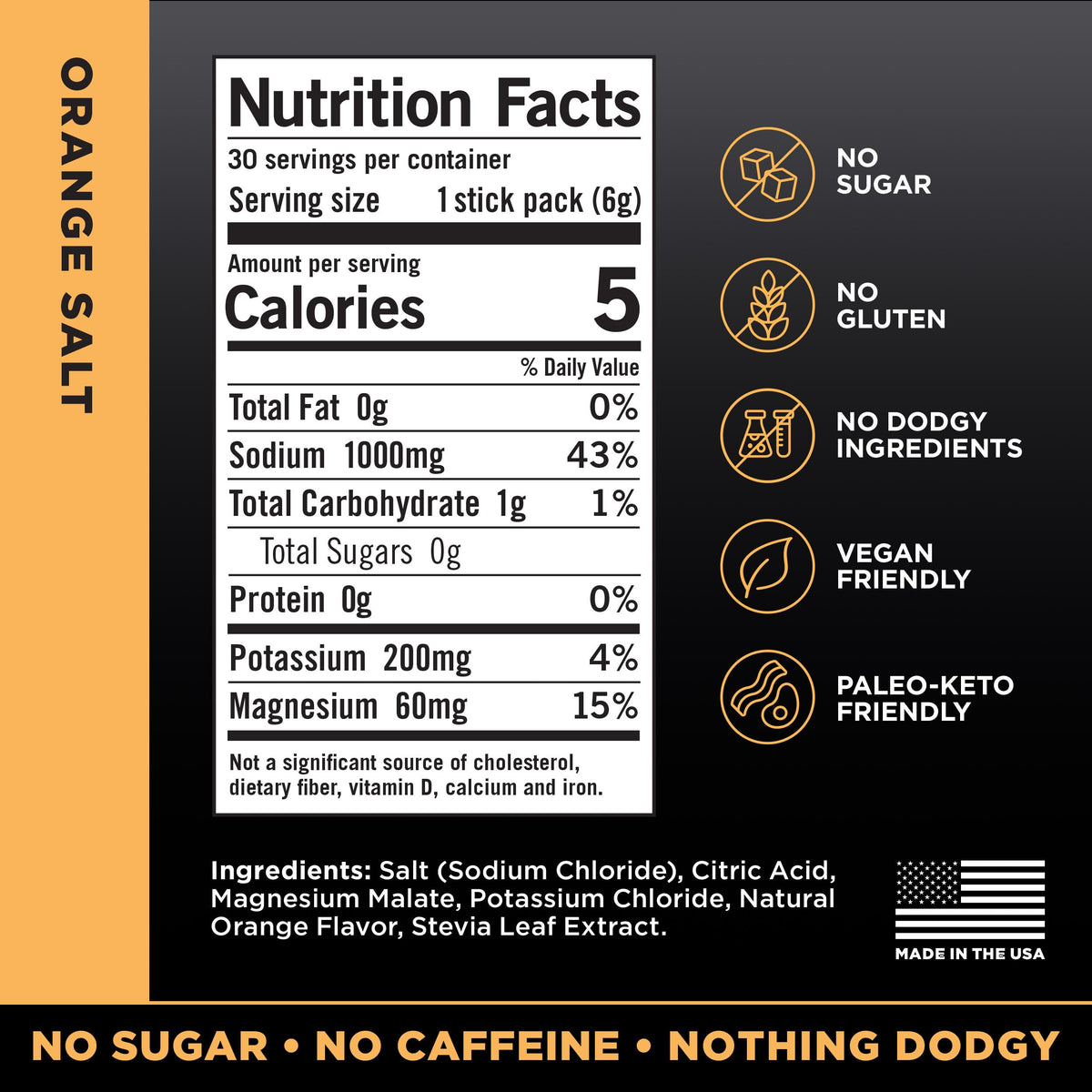 LMNT Zero Sugar Electrolytes - Raspberry Salt | Drink Mix | 30-Count