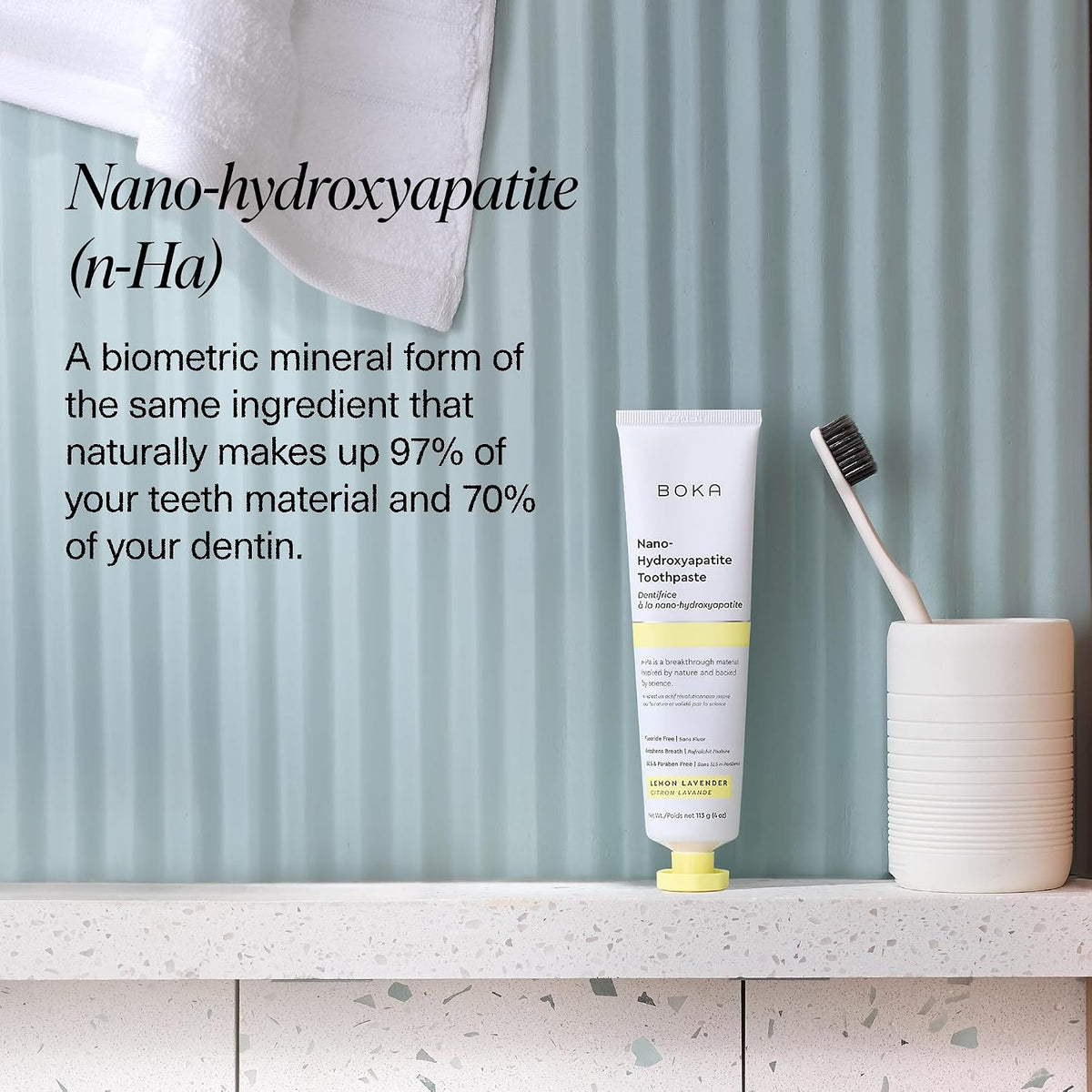 Boka Toothpaste - Nano Hydroxyapatite Toothpaste, Fluoride Free Toothpaste