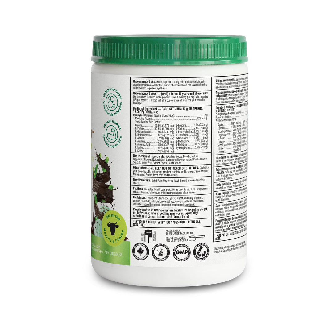 Organika Enhanced Collagen Peptides Powder (Type 1 & 3) | Unflavoured - 500g, 50 servings