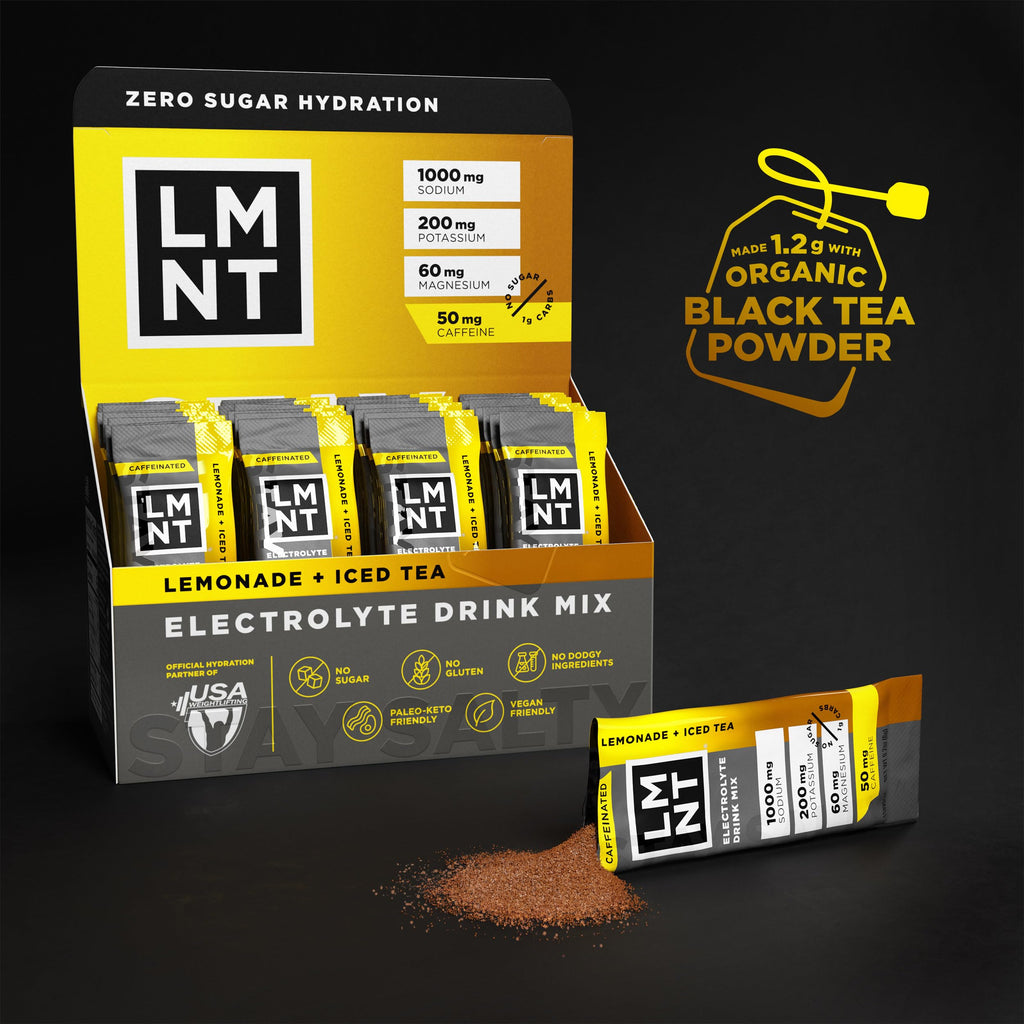 LMNT Zero Sugar Electrolytes - Raspberry Salt | Drink Mix | 30-Count
