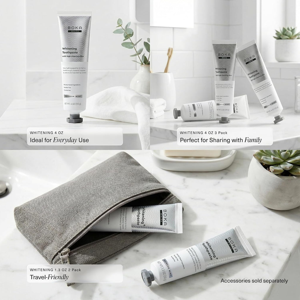 Boka Toothpaste - Nano Hydroxyapatite Toothpaste, Fluoride Free Toothpaste