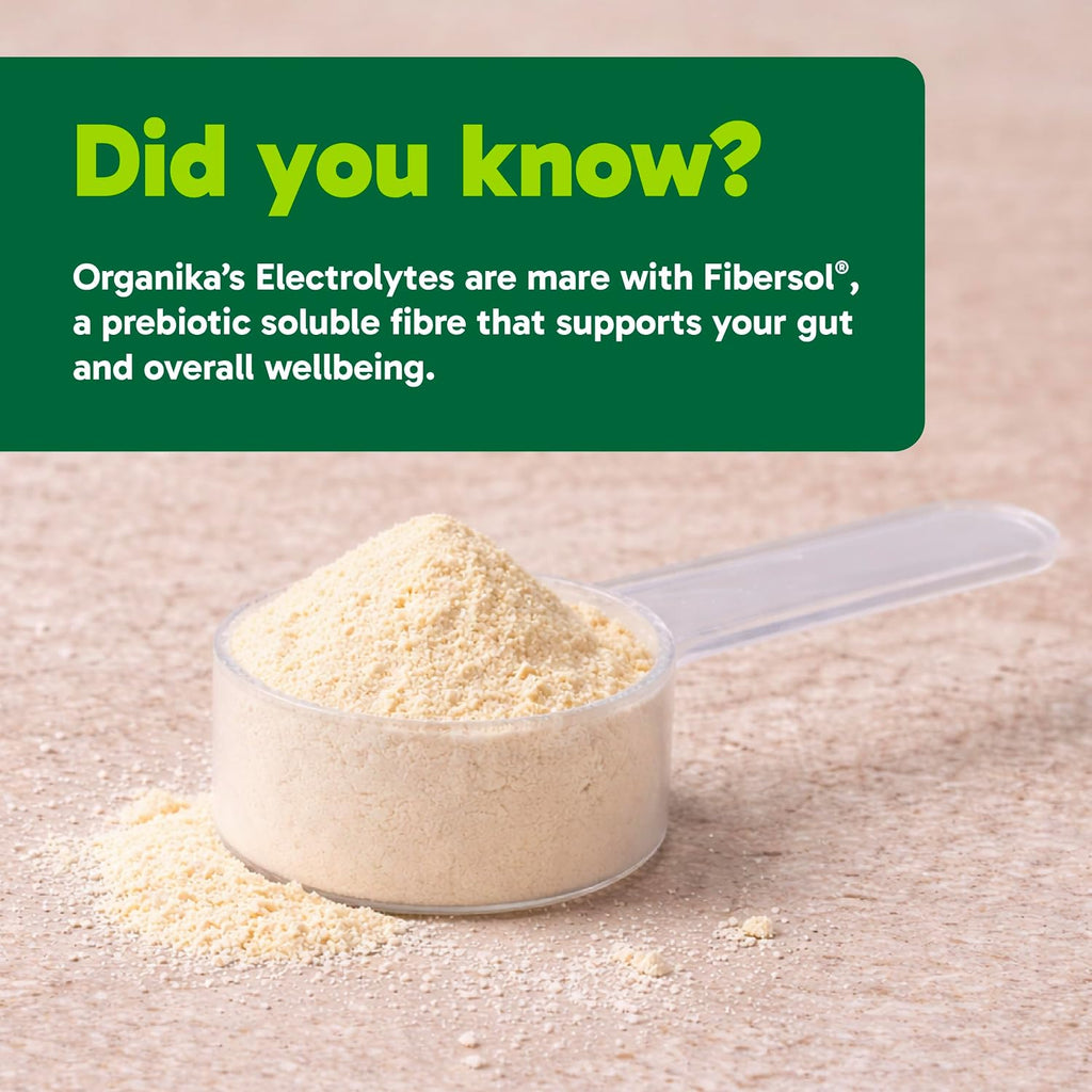 Organika Canadian-Made Electrolytes Powder |Classic Lemonade - 210g