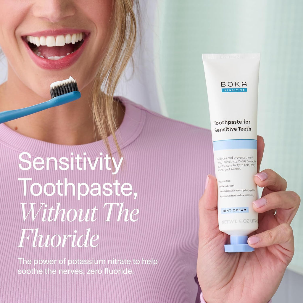 Boka Toothpaste - Nano Hydroxyapatite Toothpaste, Fluoride Free Toothpaste