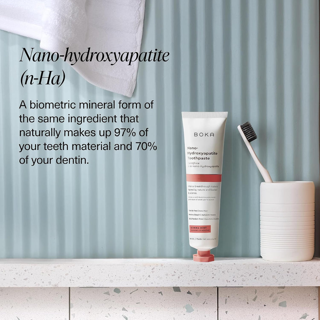 Boka Toothpaste - Nano Hydroxyapatite Toothpaste, Fluoride Free Toothpaste