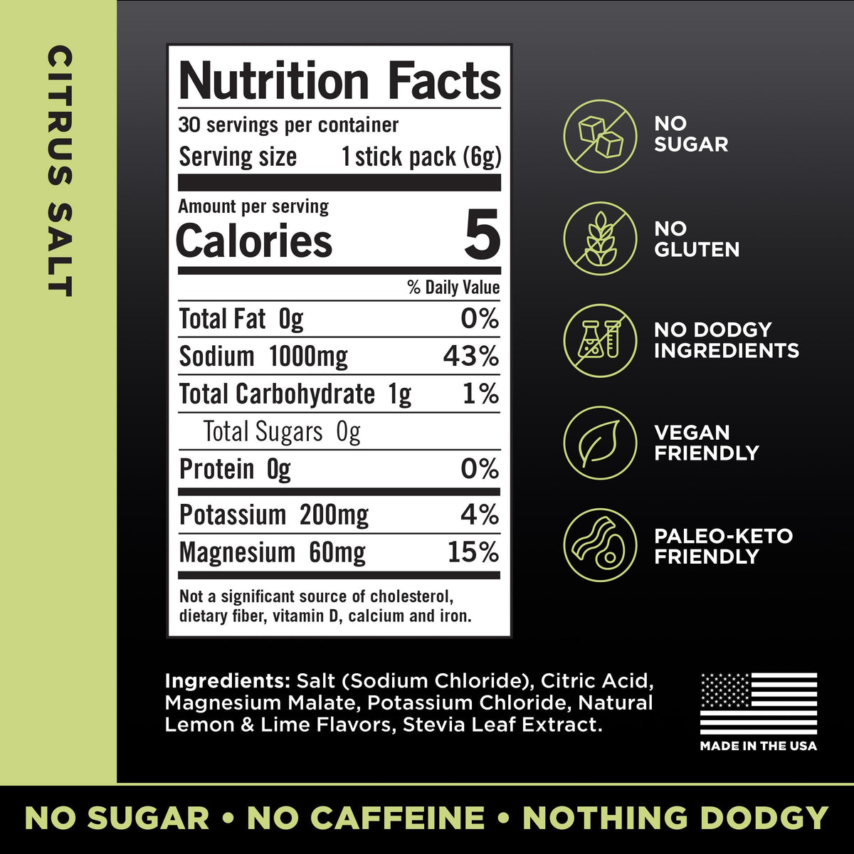 LMNT Zero Sugar Electrolytes - Raspberry Salt | Drink Mix | 30-Count