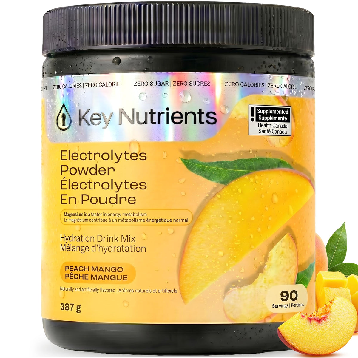 KEY NUTRIENTS Multivitamin Electrolytes Powder, Lemonade, 90 Servings